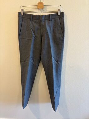 J. Crew Men's Gray Dress Pants - Slim Tailored Fit